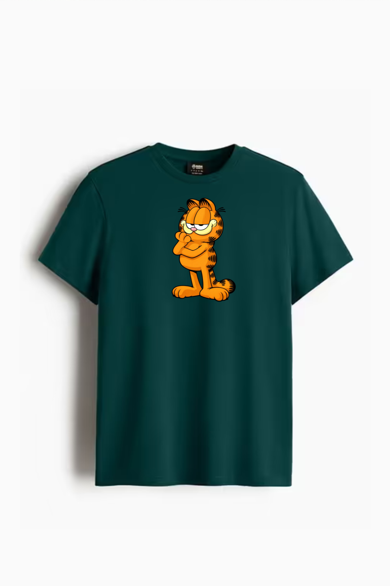 ONTOP Lifestyle Garfield Printed Green Premium T-Shirt - Image 3