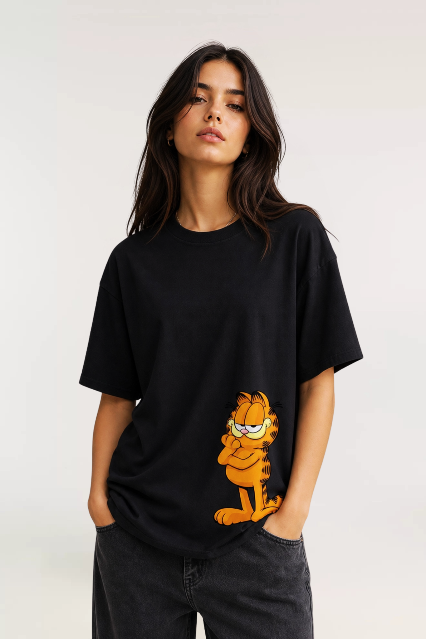 ONTOP Lifestyle Garfield Printed Men & Women Premium T-Shirt