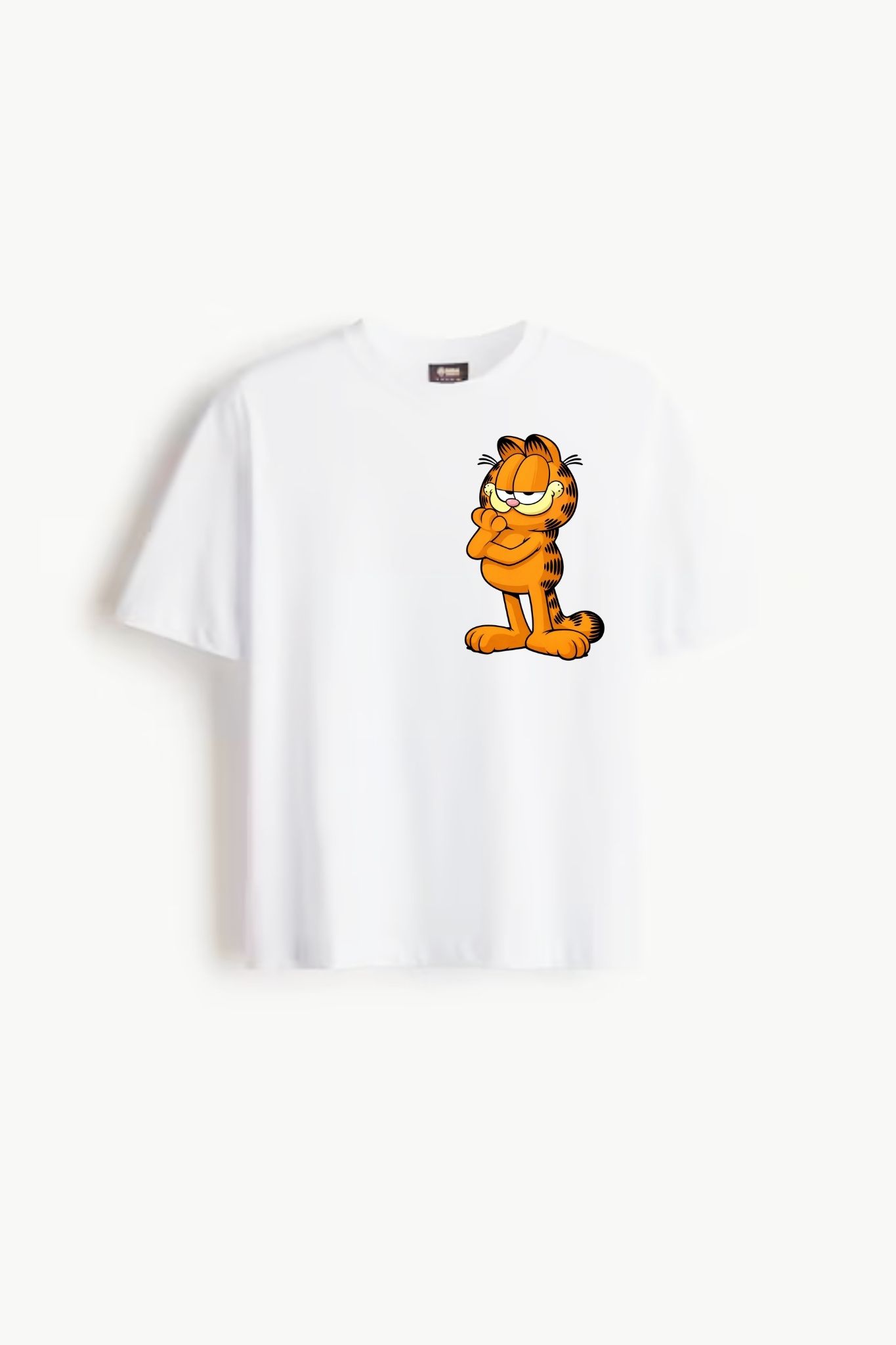 ONTOP Lifestyle Garfield Printed White Premium T-Shirt