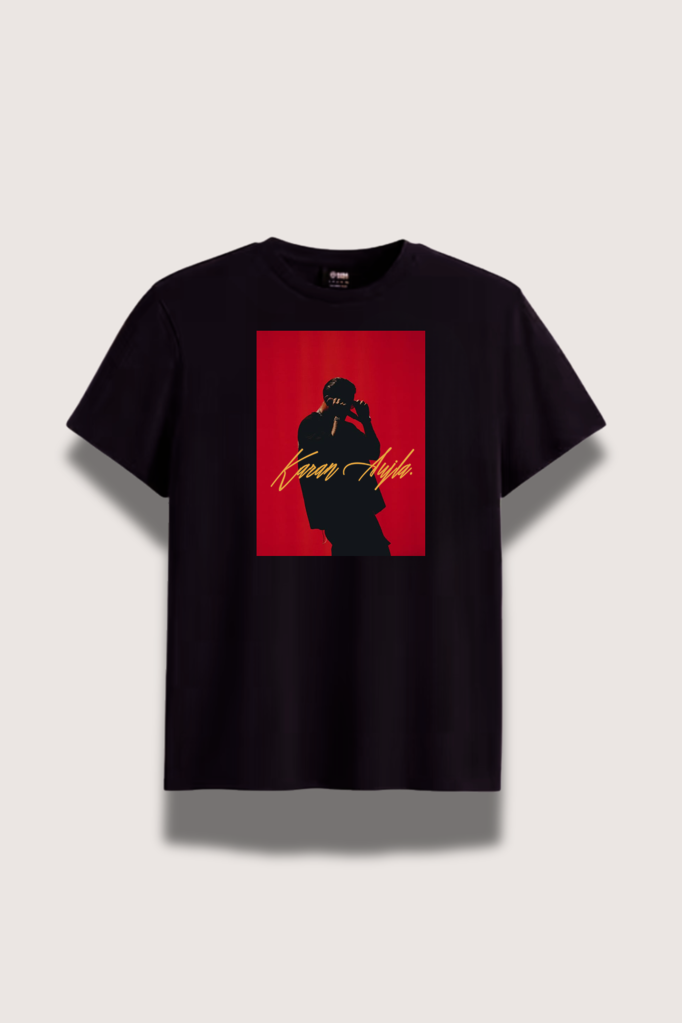 ONTOP Lifestyle Karan Aujla Printed Black Premium T-shirt - Image 3