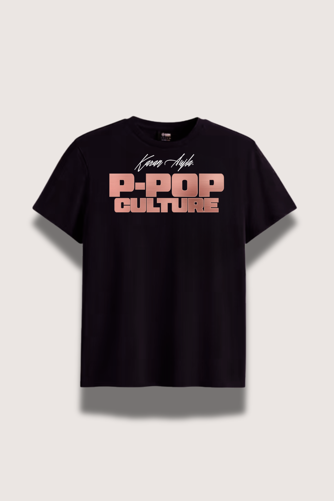 ONTOP Lifestyle P-POP CULTURE Printed Black Premium T-shirt